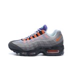 Nike Air Max 95 OG QS 810374-078 Grey and Safety Orange Sneakers Side View