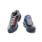 Nike Air Max 95 OG QS 810374-078 Grey and Safety Orange Sneakers Side View