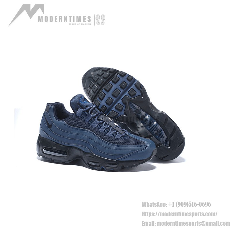 Nike Air Max 95 Obsidian Black 609048-407 Sneakers Side View