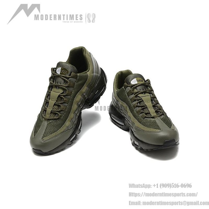 Nike Air Max 95 DZ4511-300 Olivgrüne Reflektierende Sneaker mit Luftkissen-Technologie