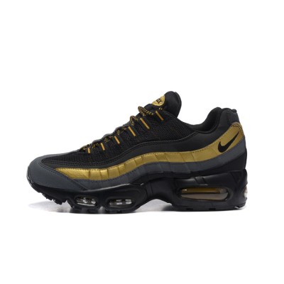 Nike Air Max 95 Premium 538416-007 Black and Metallic Gold Sneakers | A Perfect Fusion of Luxury Design and Ultimate Comfort