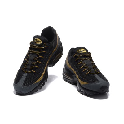 Nike Air Max 95 Premium 538416-007 Schwarz und Metallic Gold Sneaker | Perfekte Kombination aus luxuriösem Design und höchstem Komfort