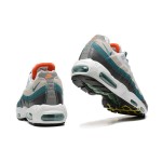 Nike Air Max 95 DM0011-002 Prep School White-Green Sneakers with Air Cushion Technology