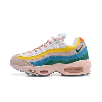 Nike Air Max 95 Rise and Unity DQ9323-200 - A Perfect Blend of Pink, Yellow, Blue, Green Gradient and Comfort