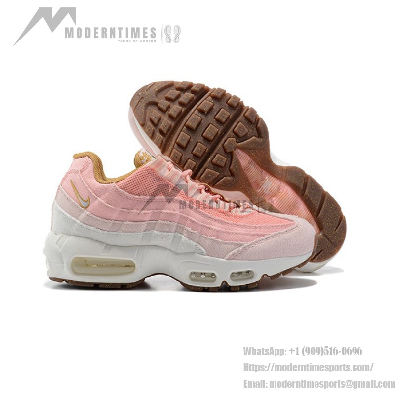 Nike Air Max 95 SE Cork Apricot Agate CZ2275-800 Sneakers in pastel apricot and white with cork detailing