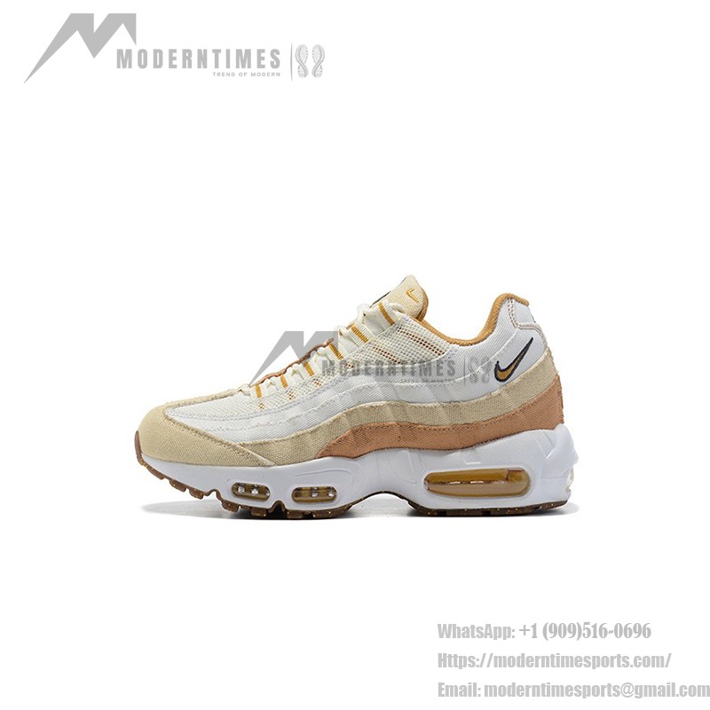 Nike Air Max 95 SE Cork DC3991-100 in Warm Brown, Cream White, and Natural Cork