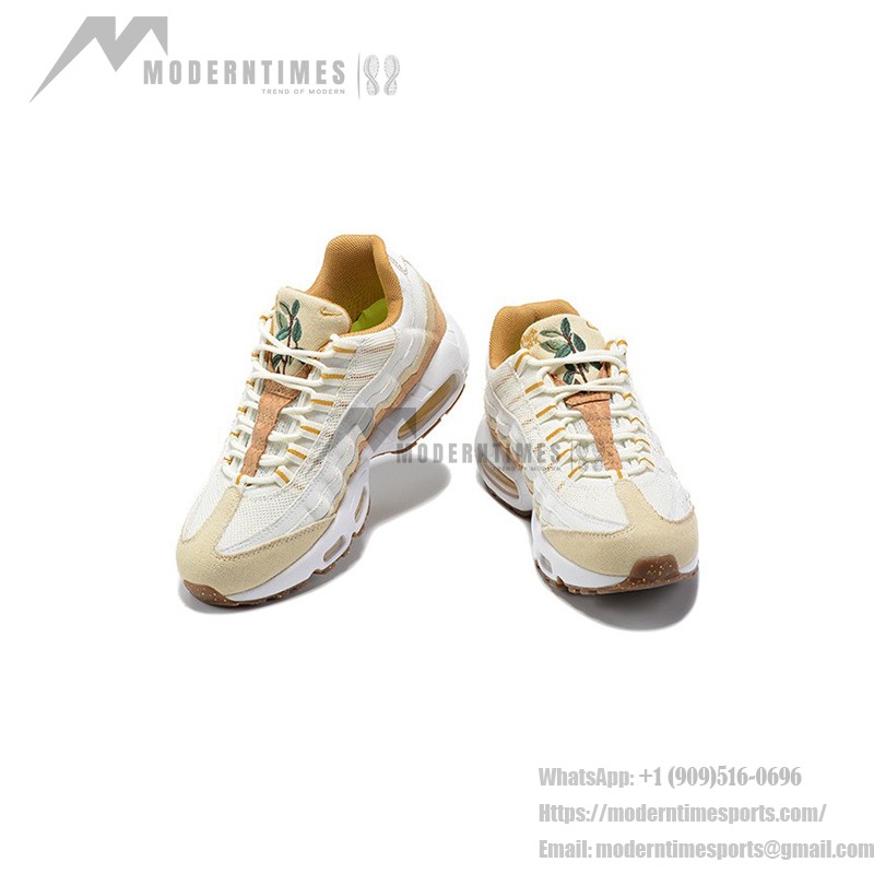 Nike Air Max 95 SE Cork DC3991-100 in Warm Brown, Cream White, and Natural Cork