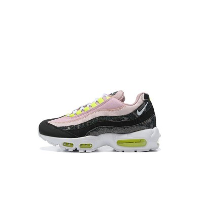 Nike Air Max 95 SE Glitter 918413-006 - Rosa und Neon Grün, Komfort trifft auf Trend