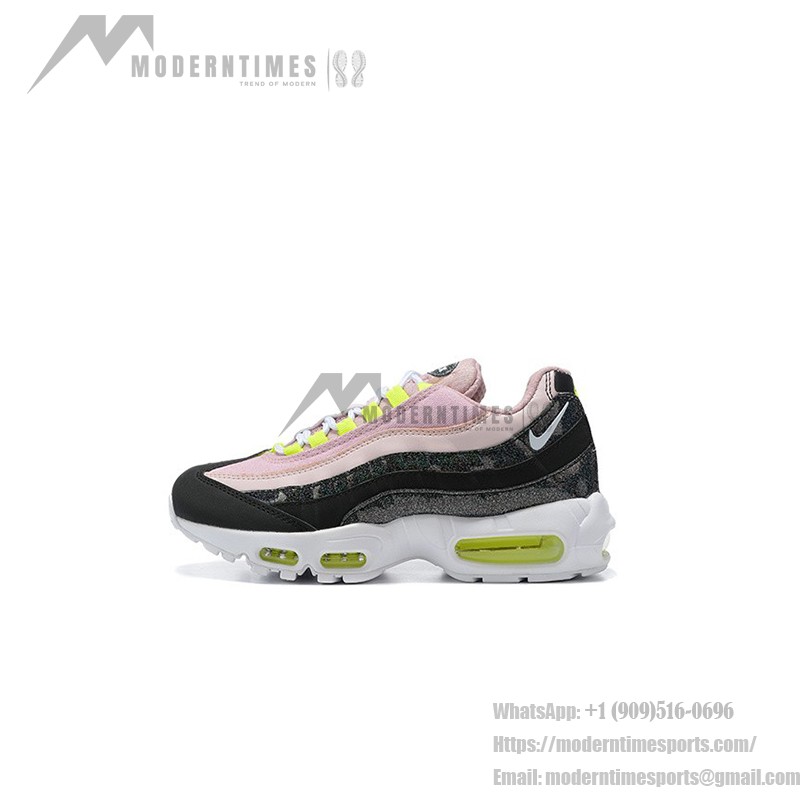 Nike Air Max 95 SE Glitter 918413-006 in Rosa und Neon-Grün