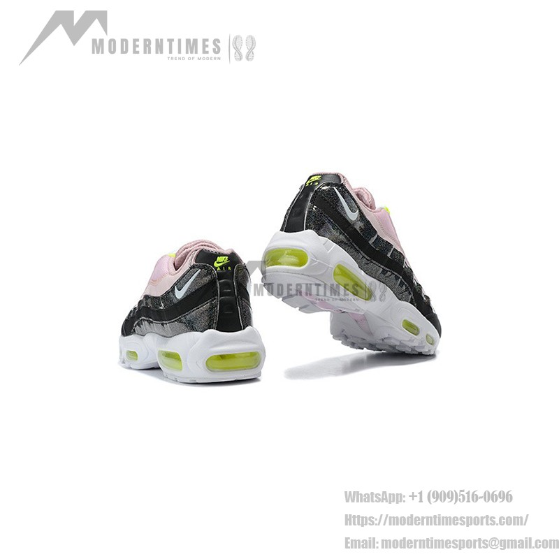 Nike Air Max 95 SE Glitter 918413-006 in Pink and Neon Green