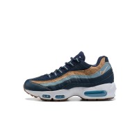 Nike Air Max 95 SE Cork DC3991-400 - Eine Bequeme Wahl mit Blauen und Weizenfarbenen Naturmaterialien