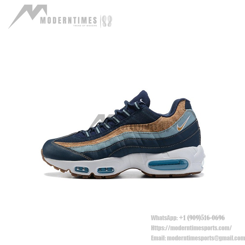 Nike Air Max 95 SE Cork DC3991-400 Sneaker in Blau- und Weizentönen