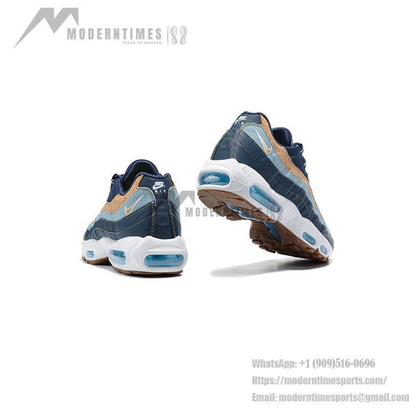 Nike Air Max 95 SE Cork DC3991-400 Sneaker in Blau- und Weizentönen