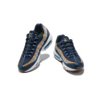 Nike Air Max 95 SE Cork DC3991-400 - Eine Bequeme Wahl mit Blauen und Weizenfarbenen Naturmaterialien