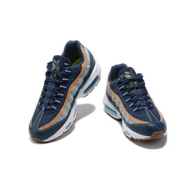 Nike Air Max 95 SE Cork DC3991-400 - A Comfortable Choice with Blue and Wheat Natural Elements