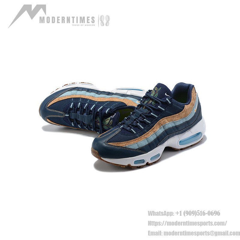 Nike Air Max 95 SE Cork DC3991-400 Sneaker in Blau- und Weizentönen