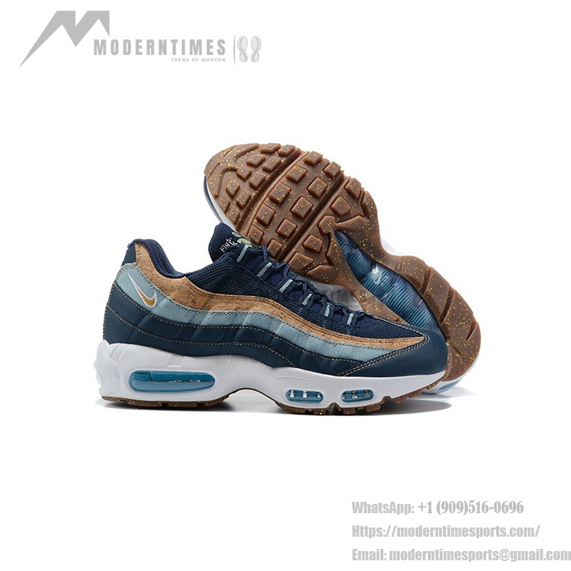 Nike Air Max 95 SE Cork DC3991-400 Sneaker in Blau- und Weizentönen