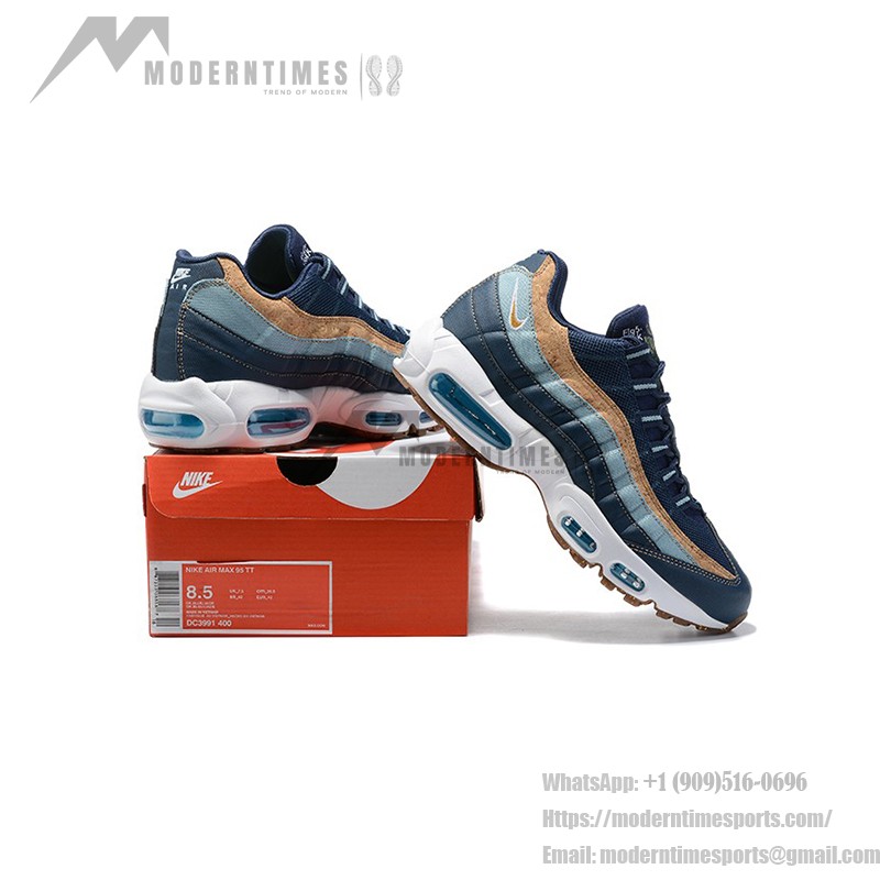 Nike Air Max 95 SE Cork DC3991-400 Sneaker in Blau- und Weizentönen