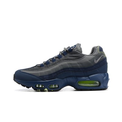 Nike Air Max 95 Seahawks DA1504-400 Blau, Grau und Neon-Grün Sneaker | Stilvolles Design mit erstklassigem Komfort