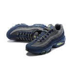 Nike Air Max 95 Seahawks DA1504-400 Sneakers in Blue, Grey, and Neon Green