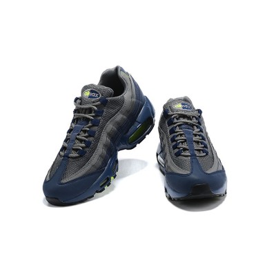 Nike Air Max 95 Seahawks DA1504-400 Blau, Grau und Neon-Grün Sneaker | Stilvolles Design mit erstklassigem Komfort