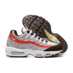 Nike Air Max 95 DQ9016-001 Social FC Camo Orange-White Sneakers with Air Cushion