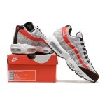 Nike Air Max 95 DQ9016-001 Social FC Camo Orange-White Sneakers with Air Cushion