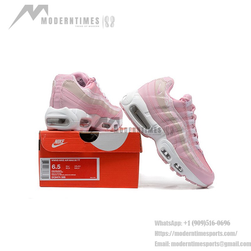 Nike Air Max 95 TT Pink White DC9474-500 Sneakers in Pink and White