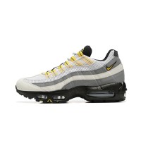 Nike Air Max 95 DQ3982-100 Tour Yellow White-Grey Sneakers - Air Cushion Comfort & Vibrant Design