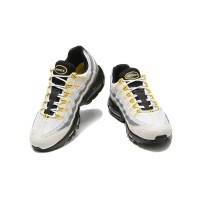 Nike Air Max 95 DQ3982-100 Tour Yellow White-Grey Sneakers - Air Cushion Comfort & Vibrant Design