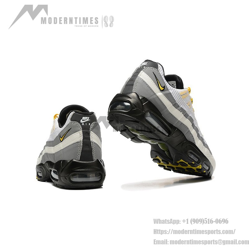 Nike Air Max 95 DQ3982-100 Tour Yellow White-Grey Sneakers with Air Cushion Technology