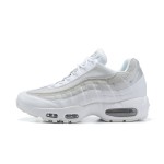 Nike Air Max 95 White Metallic Silver DH3857-100 Sneakers with Sleek and Minimalist Design