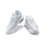 Nike Air Max 95 White Metallic Silver DH3857-100 Sneakers with Sleek and Minimalist Design