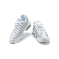 Nike Air Max 95 White Metallic Silver DH3857-100 Sneakers | Sleek Minimalism with Ultimate Comfort