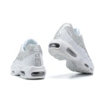 Nike Air Max 95 White Metallic Silver DH3857-100 Sneakers with Sleek and Minimalist Design