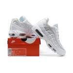 Nike Air Max 95 White Metallic Silver DH3857-100 Sneakers with Sleek and Minimalist Design