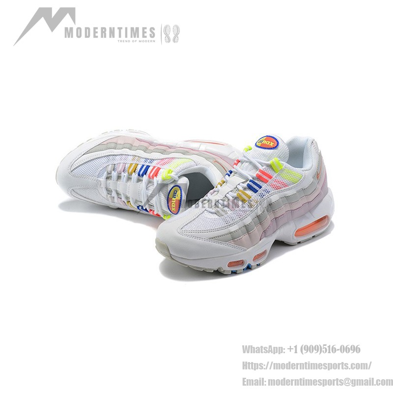 Nike Air Max 95 White Multi DH5722-100 Lebendige, farbenfrohe Sneaker