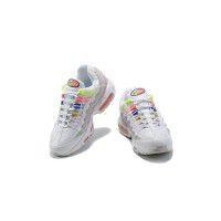 Colorful Style: Nike Air Max 95 White Multi DH5722-100 Vibrant Sneakers - Perfect Fusion of Comfort and Personality