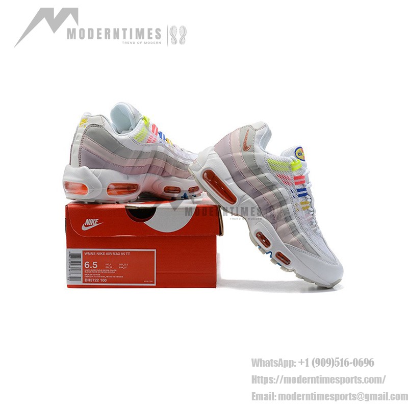 Nike Air Max 95 White Multi DH5722-100 Lebendige, farbenfrohe Sneaker