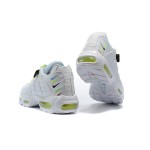 Nike Air Max 95 Worldwide CV9030-100 White and Green Multicolor Sneakers with Swoosh Accents