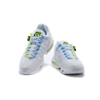 Global Style: Nike Air Max 95 Worldwide CV9030-100 White and Green Multicolor Sneakers - Perfect Blend of Comfort and Fashion