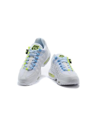 Global Style: Nike Air Max 95 Worldwide CV9030-100 White and Green Multicolor Sneakers - Perfect Blend of Comfort and Fashion