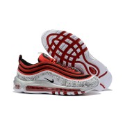 Nike Air Max 97 "Rot/Schwarz/Silber Print" CJ9780-600 - Auffälliges und Einzigartiges Design mit Markanten Mustern