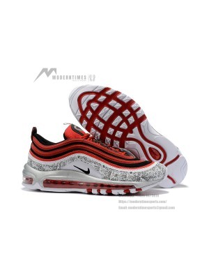 Nike Air Max 97 "Red/Black/Silver Print" CJ9780-600 - Bold and Unique Design with Striking Patterns