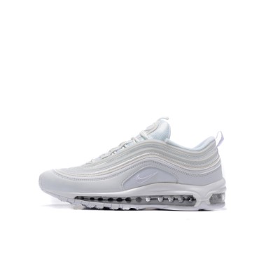 Nike Air Max 97 Triple White 312641-004 - Sleek All-White Design, Timeless Comfort and Versatility