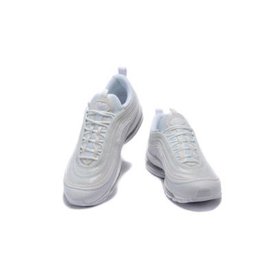 Nike Air Max 97 Triple White 312641-004 - Sleek All-White Design, Timeless Comfort and Versatility