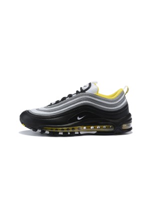 Nike Air Max 97 "Black/Grey/Yellow" 921522-005 - Sleek Gradient Design with Bold Yellow Accents