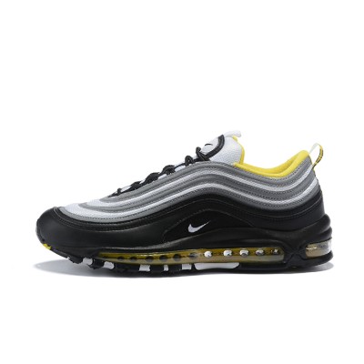 Nike Air Max 97 "Black/Grey/Yellow" 921522-005 - Sleek Gradient Design with Bold Yellow Accents