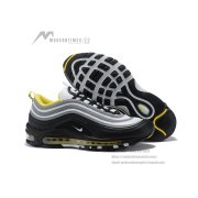 Nike Air Max 97 "Black/Grey/Yellow" 921522-005 - Sleek Gradient Design with Bold Yellow Accents
