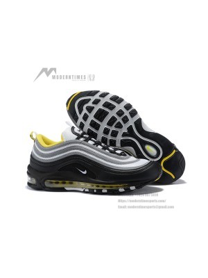 Nike Air Max 97 "Black/Grey/Yellow" 921522-005 - Sleek Gradient Design with Bold Yellow Accents